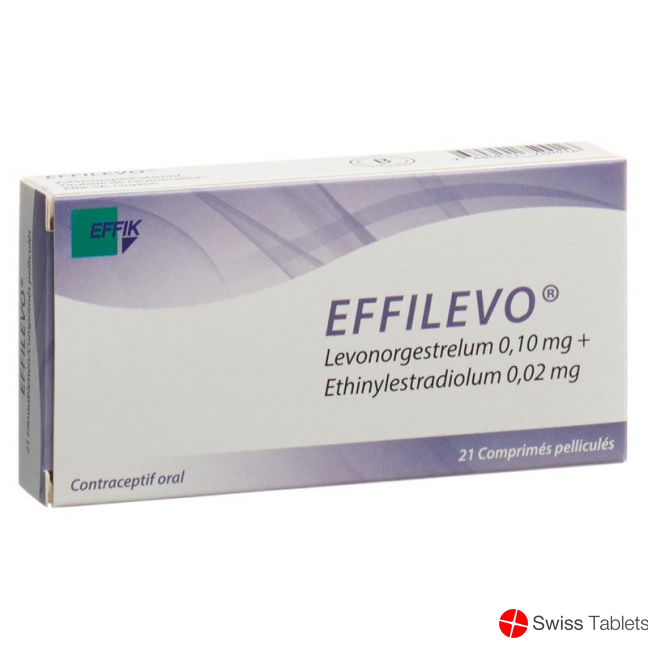 Effilevo Filmtabl 12:10 mg / 0.02 mg 21 pcs