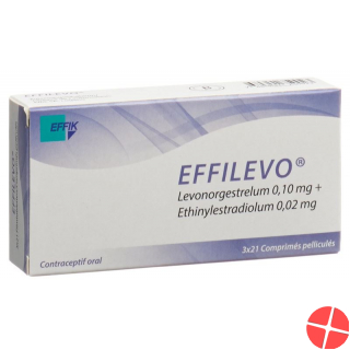 Effilevo Filmtabl 12:10 mg / 0.02 mg 3 x 21 pcs