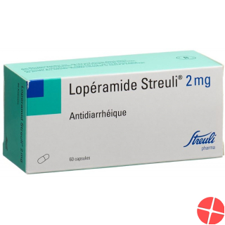 Loperamide 2 mg Streuli Kaps 60 pcs