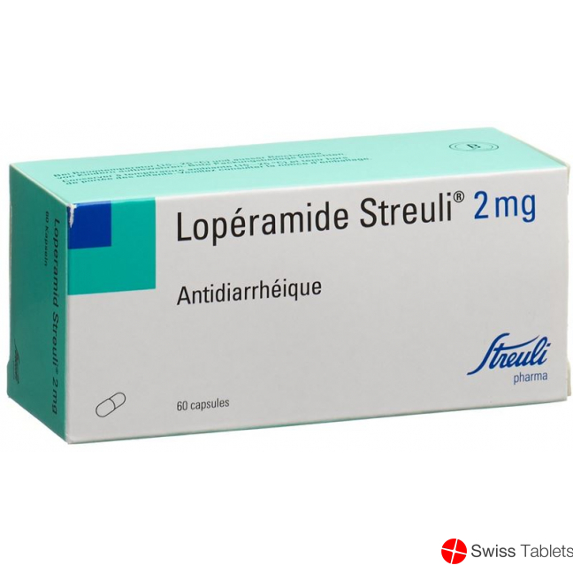 Loperamide 2 mg Streuli Kaps 60 pcs
