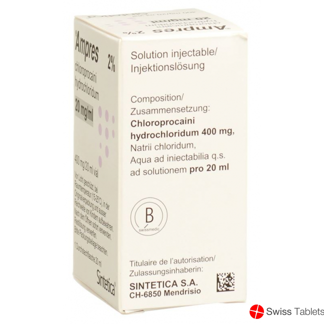 Ampres Inj Lös 20 mg / ml 20 ml Durchstf