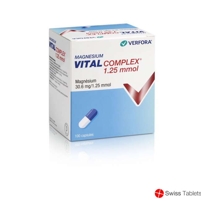 Magnesium Vital Complex Kaps 25.1 mmol 100 pcs
