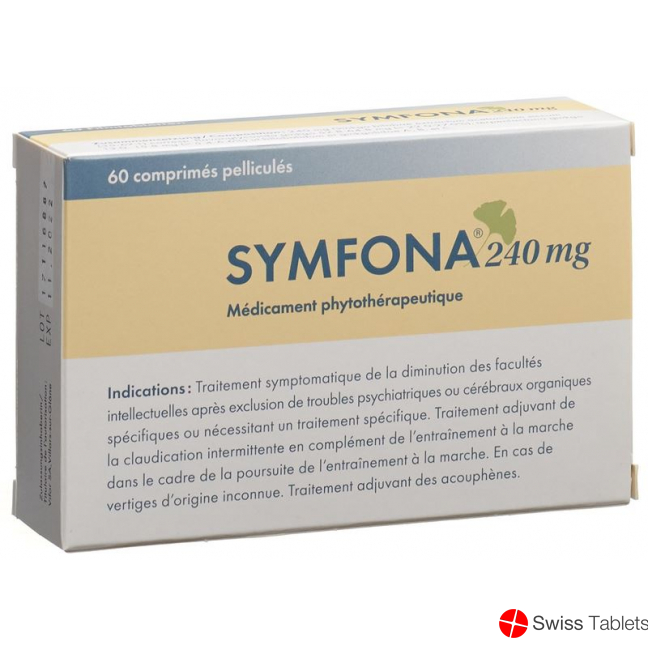 Symfona Filmtabl 240 mg of 60 pcs
