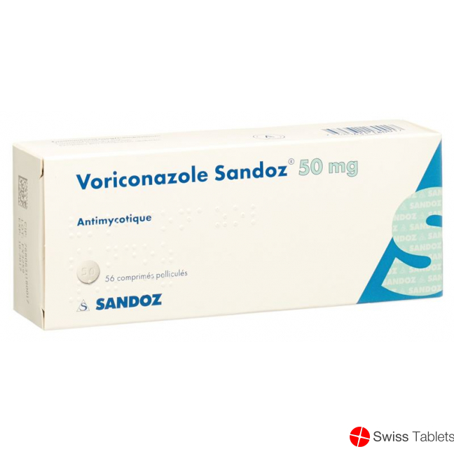 Voriconazole Sandoz Filmtabl 50 mg 56 pcs