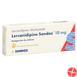 Lercanidipine Sandoz Filmtabl 10 mg 28 pcs