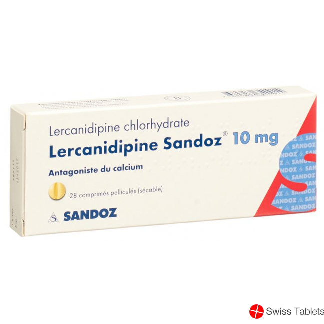 Lercanidipine Sandoz Filmtabl 10 mg 28 pcs