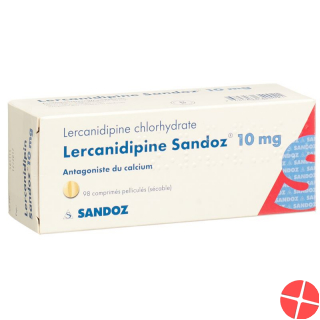 Lercanidipine Sandoz Filmtabl 10 mg 98 pcs