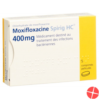 Moxifloxacin Spirig HC Filmtabl 400 mg 5 pcs