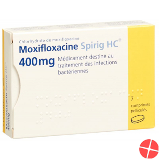 Moxifloxacin Spirig HC Filmtabl 400 mg of 7 pcs