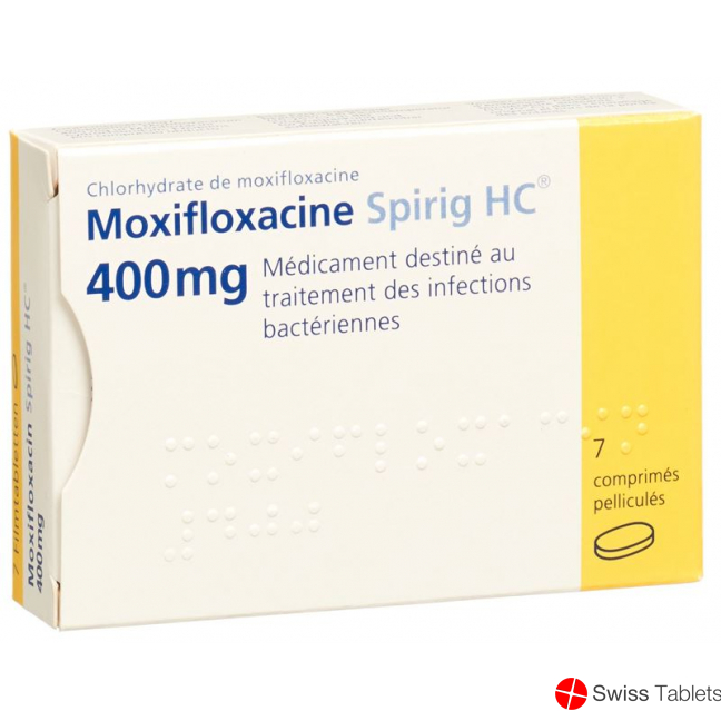 Moxifloxacin Spirig HC Filmtabl 400 mg of 7 pcs