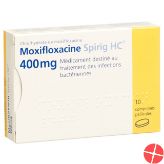 Moxifloxacin Spirig HC Filmtabl 400 mg of 10 pcs