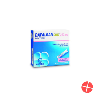 Dafalgan Odis Gran 250 mg Btl 16 pcs