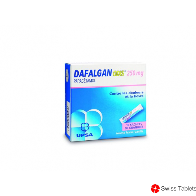 Dafalgan Odis Gran 250 mg Btl 16 pcs
