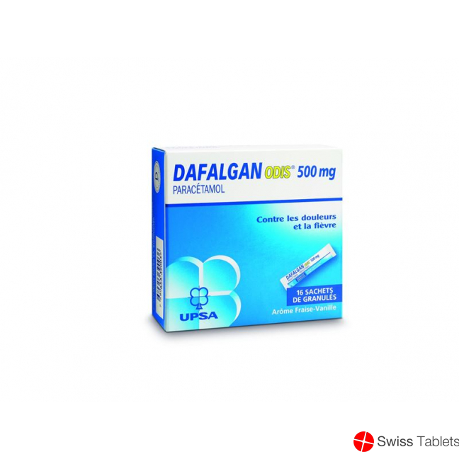 Dafalgan Odis Gran 500 mg Btl 16 pcs