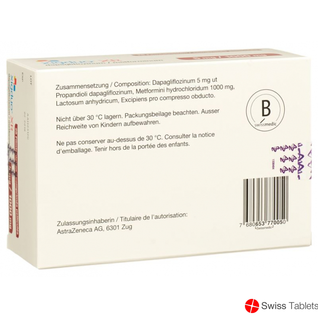 Xigduo XR Filmtabl 5 mg / 1000 mg 28 pcs