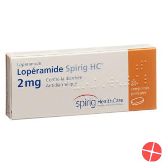 Loperamide 2 mg Spirig HC Filmtabl 20 pcs