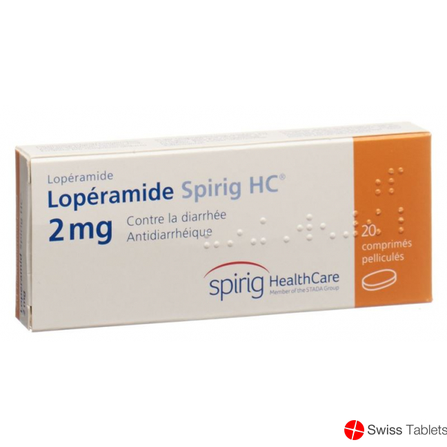 Loperamide 2 mg Spirig HC Filmtabl 20 pcs