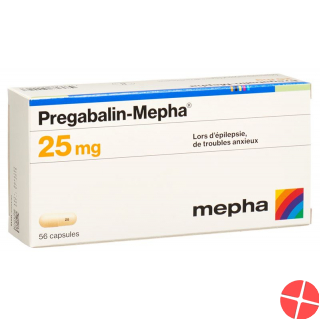 Pregabalin Mepha Kaps 25 mg 56 pcs