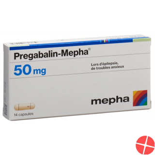 Pregabalin Mepha Kaps 50 mg 14 pcs