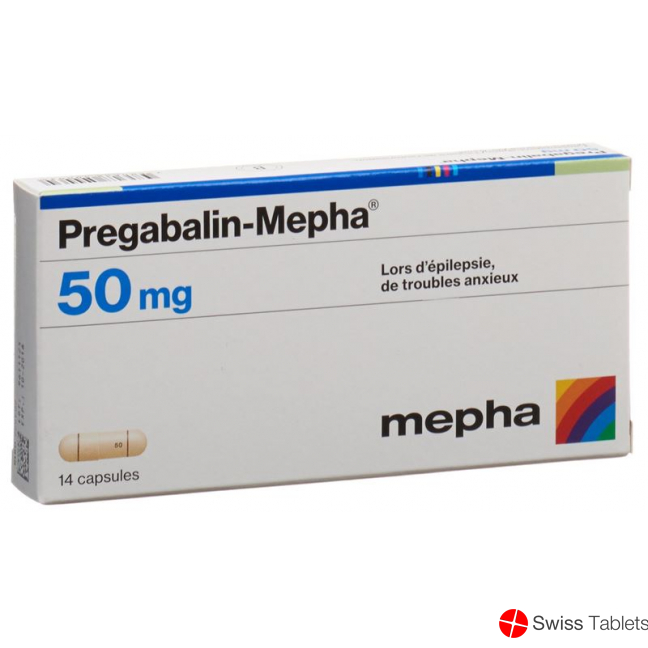 Pregabalin Mepha Kaps 50 mg 14 pcs