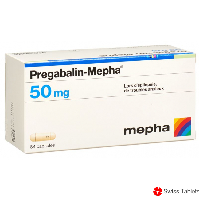 Pregabalin Mepha Kaps 50 mg 84 pcs
