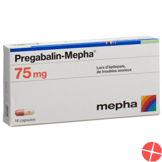 Pregabalin Mepha Kaps 75 mg 14 pcs