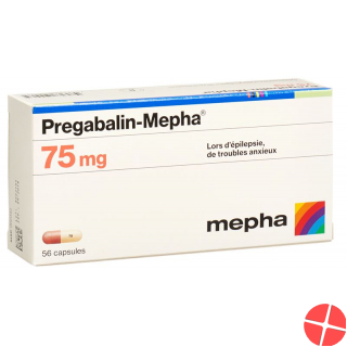 Pregabalin Mepha Kaps 75 mg 56 pcs