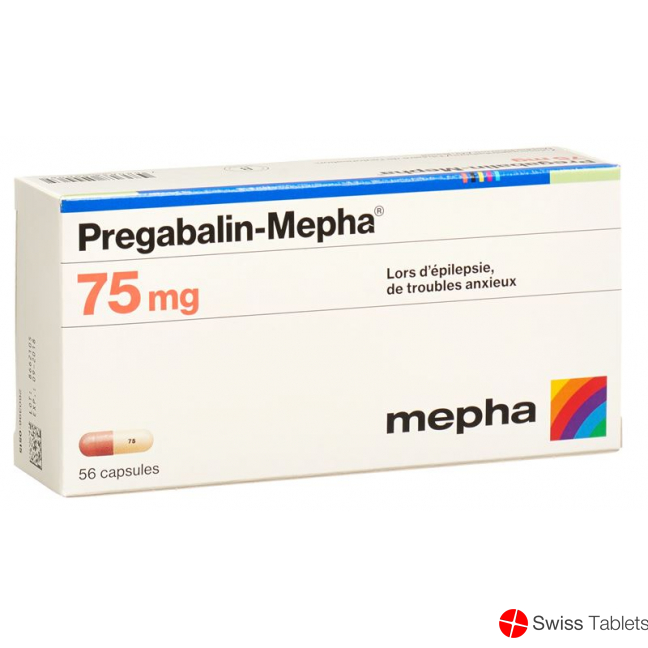 Pregabalin Mepha Kaps 75 mg 56 pcs