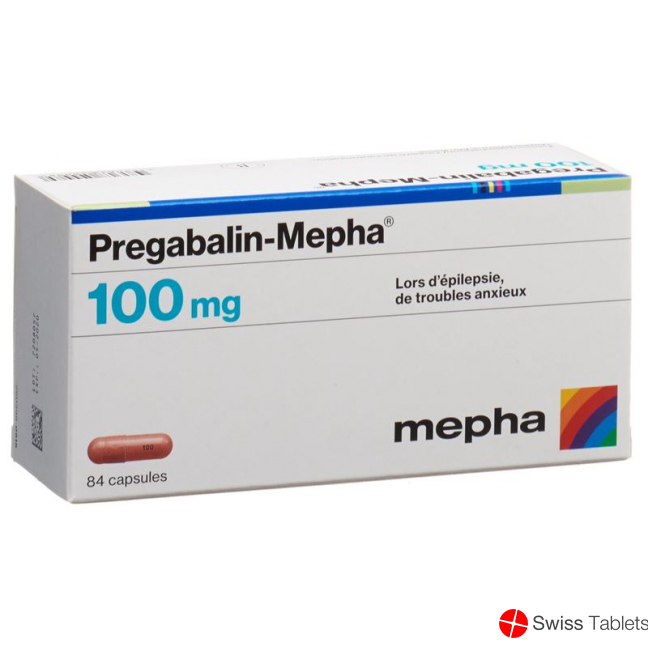 Pregabalin Mepha Kaps 100 mg 84 pcs