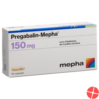Pregabalin Mepha Kaps 150 mg 56 pcs