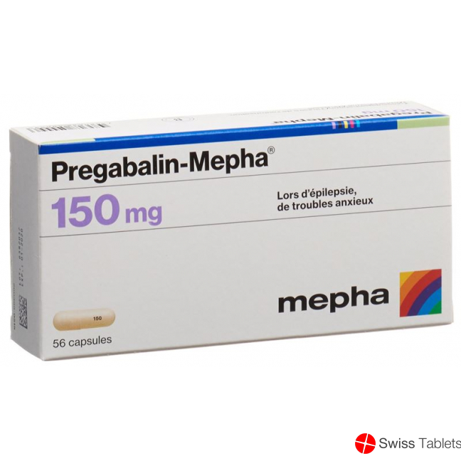 Pregabalin Mepha Kaps 150 mg 56 pcs