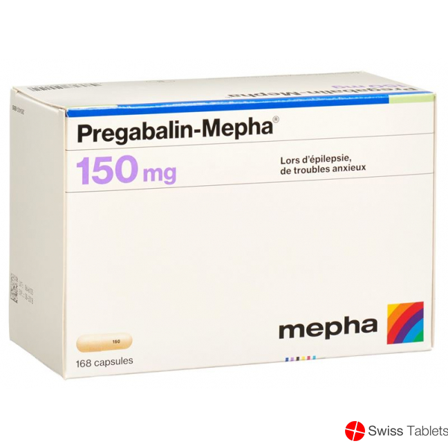 Pregabalin Mepha Kaps 150 mg 168 pcs