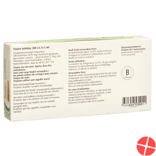 Toujeo SoloStar Inj Loes 300 U / ml Pen 3 x 1.5 ml