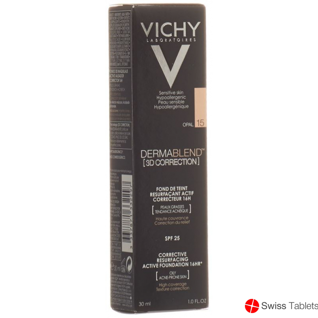 Vichy Dermablend 3D Correction 15 Opal 30ml buy online