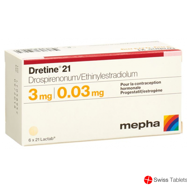 Dretine 21 Lactab 6 x 21 pcs