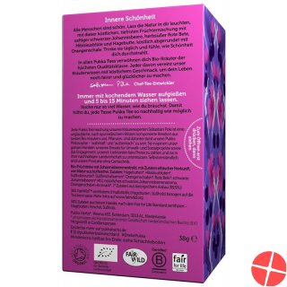 Pukka Charming Cassis tea organic Btl 20 pcs
