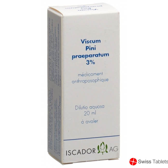 Iscador Viscum Pini Praeparatum 3% Dilutio aquosa 20 ml