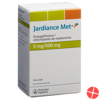 Jardiance Met Filmtabl 5 / 500mg 60 pcs