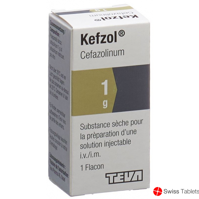 Kefzol Trockensubstanz 1g Durchstechflasche buy online