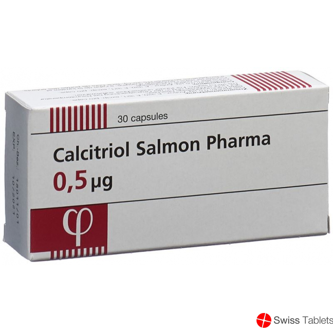 Calcitriol Salmon Pharma Kaps 0.5 mcg 30 pcs