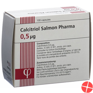 Calcitriol Salmon Pharma Kaps 0.5 mcg 100 pcs