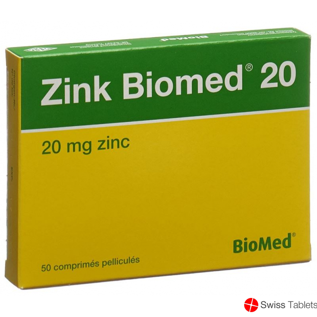 Zinc Biomed Filmtabl 20 50 pcs