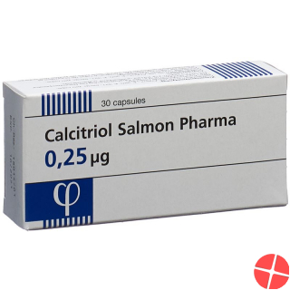 Calcitriol Salmon Pharma Kaps 0:25 mcg 30 pcs