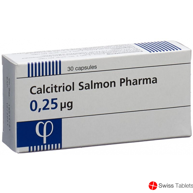 Calcitriol Salmon Pharma Kaps 0:25 mcg 30 pcs