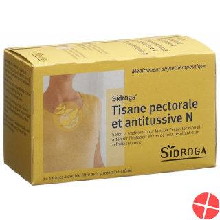 Sidroga breast and Hustentee N 20 Btl 2 g