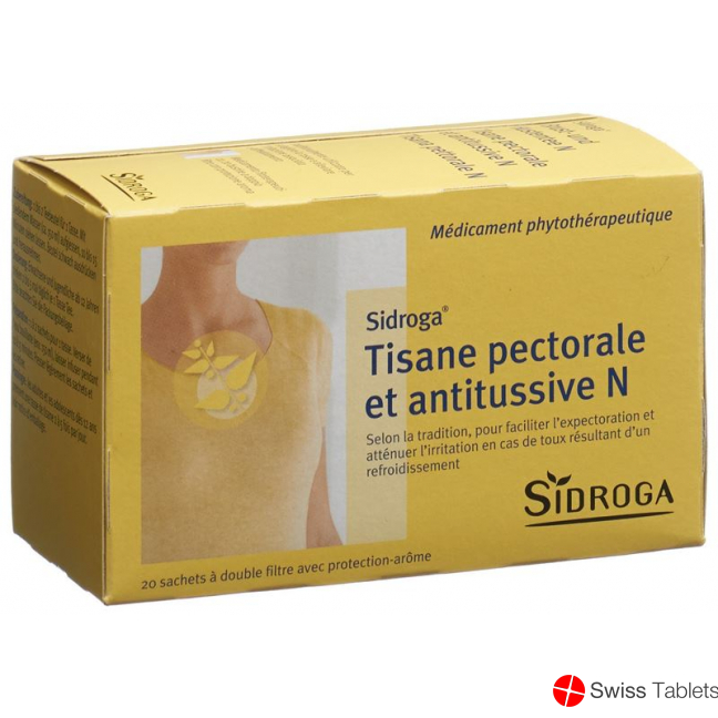 Sidroga breast and Hustentee N 20 Btl 2 g