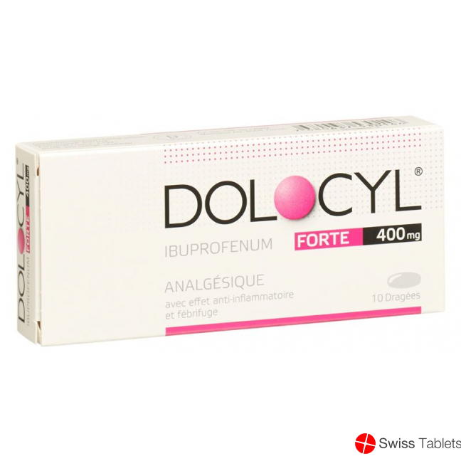 Dolocyl forte drag 400 mg of 10 pcs