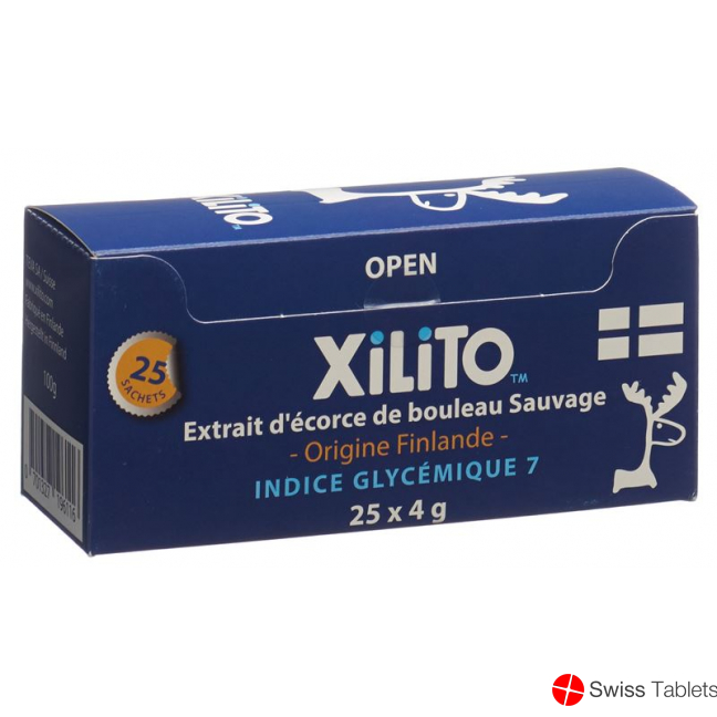 Xylitol Xilito Birkenzucker Finland 25 Battalion 4 g