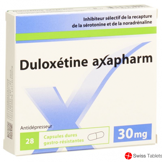 Duloxetine Axapharm Kaps 30 mg 28 pcs