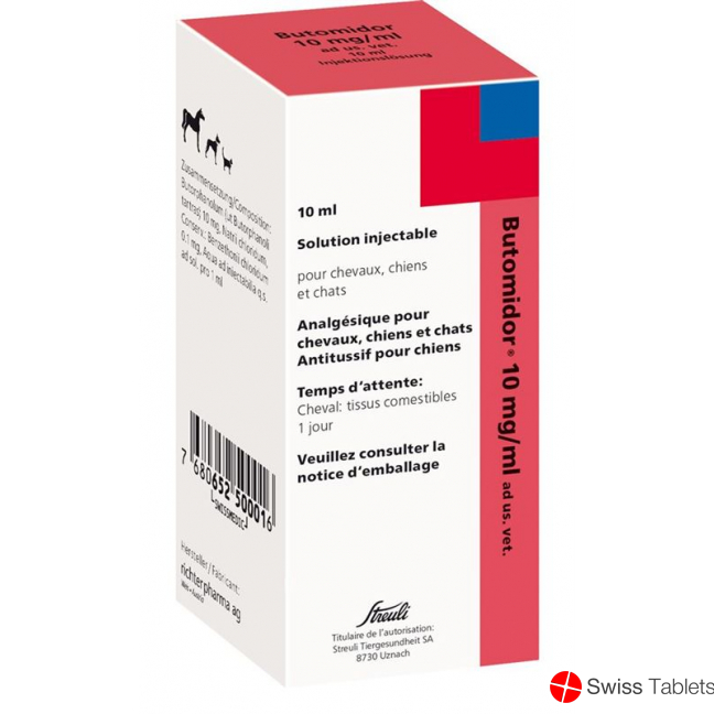 Butomidor Injektionslösung 10mg/ml Ad Us Vet. 10ml buy online